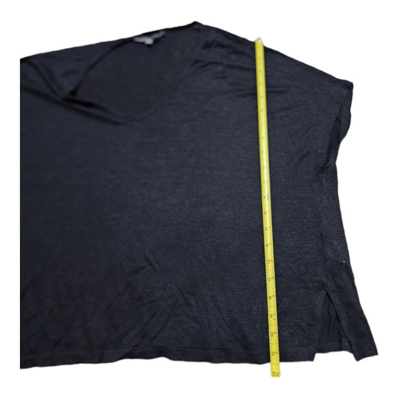 Vince linen dolman sleeves blouse size medium black - Picture 7 of 7